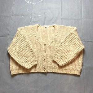 Cream Knit Cardigan